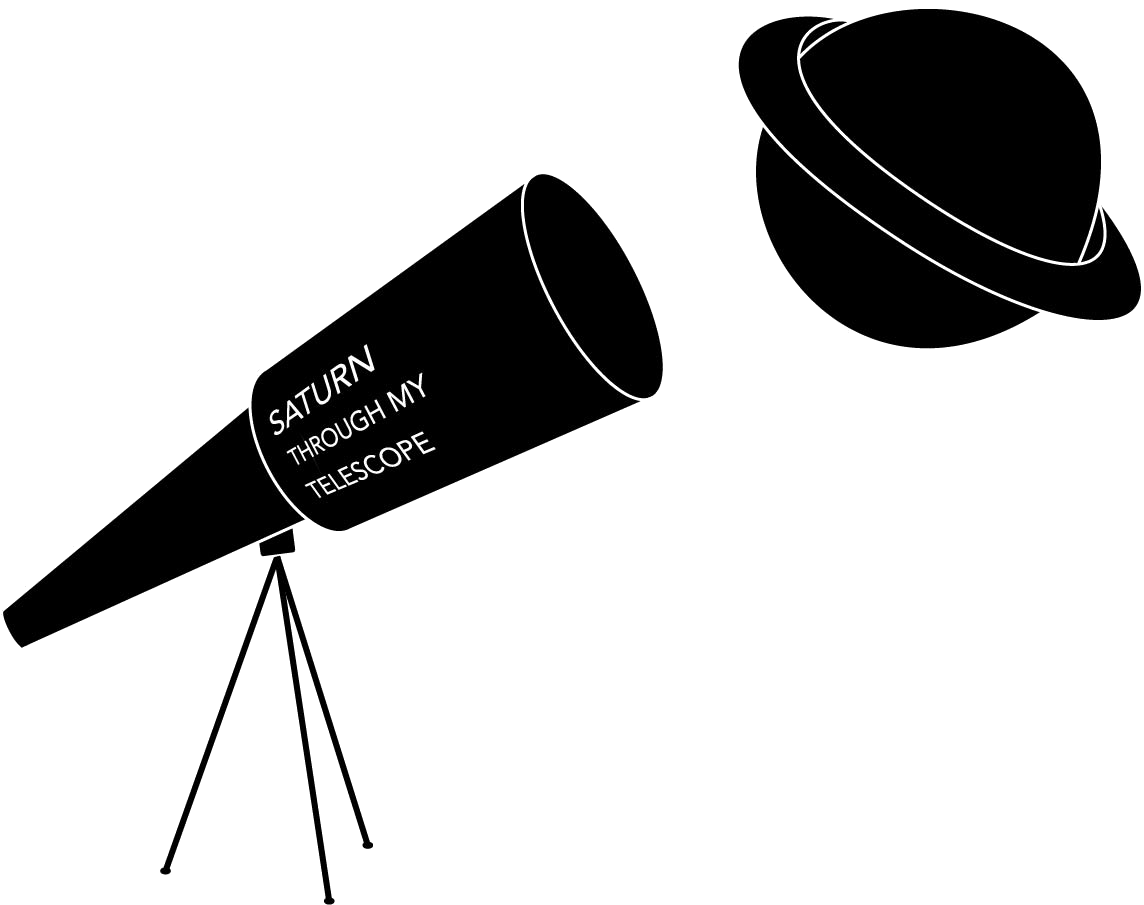 Saturn Through My Telescope logo